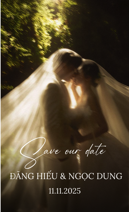 Mẫu thiệp cưới online lãng mạn số 4